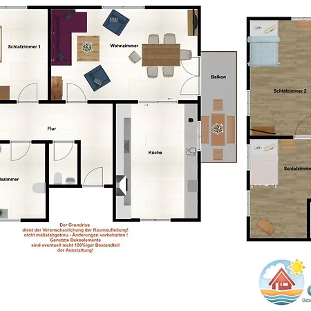 Haus Jenny E 5 公寓 博尔滕哈根